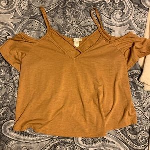 Mustard colored light tank top